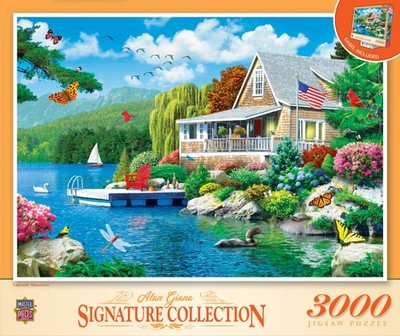 MasterPieces - Signature Collection - Lakeside Memories 3000 Piece Puzzle Flawed