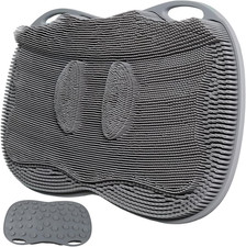 XL Silicone Shower Foot Scrubber Mat with Suction Cups, Foot Washer for Shower,