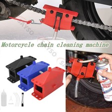 Motorcycle Chain Cleaning Machine Kit Brush Gear Cleaner Tool Motorbike Chains