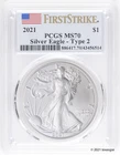 2021 American Silver Eagle — photo from another recent sale