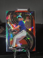 2025 Panini Select Baseball Brock Porter #119 RC Tri Color Cracked Ice Refractor