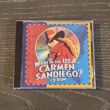 Where in the U.S.A. Is Carmen Sandiego PC/Mac CD-ROM, 1994