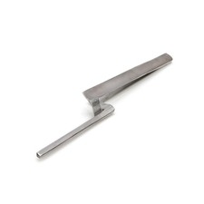 Steelman 6 in. Rounded Tip Offset Self-Closing Tweezers 05603