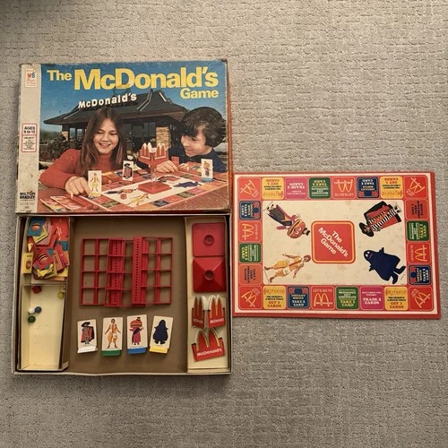 Vintage 1975 The McDonald’s Game Board Game Milton Bradley 4530 RARE VGC