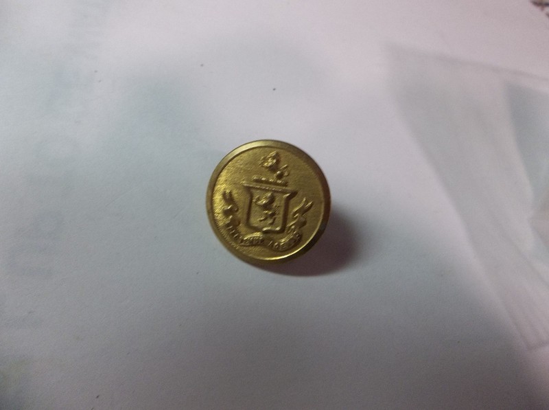 Vintage Brass Button SPECTEMUR  AGENDO  Steiner Uniform Co. NY