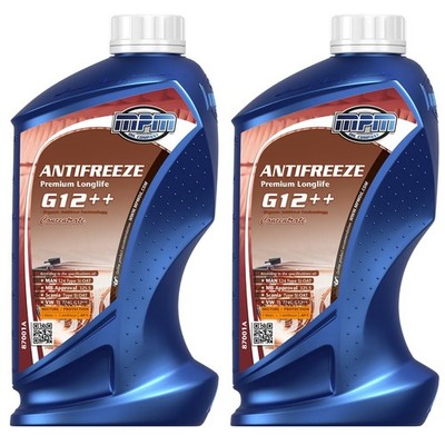 Kühlerfrostschutz Konzentrat G12++ rot 2L Longlife MPM Premium Frostschutz VAG