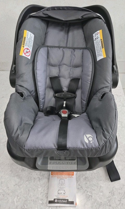 NEW Baby Trend Ally-35 Infant Boy Girl Safety Car Seat Gray Black Manual Canopy