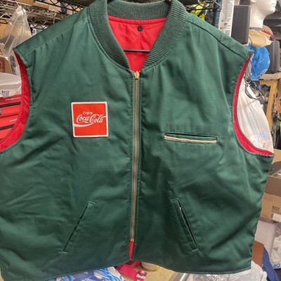 Vintage 1980's Coca-Cola Delivery Driver Reversible Vest Uniform - Men s 56 Reg