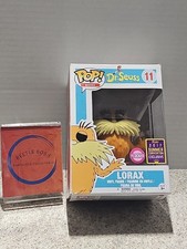 Funko Pop! Books Dr. Seuss Lorax #11 Flocked 2017 Funko Con Exclusive Vaulted 