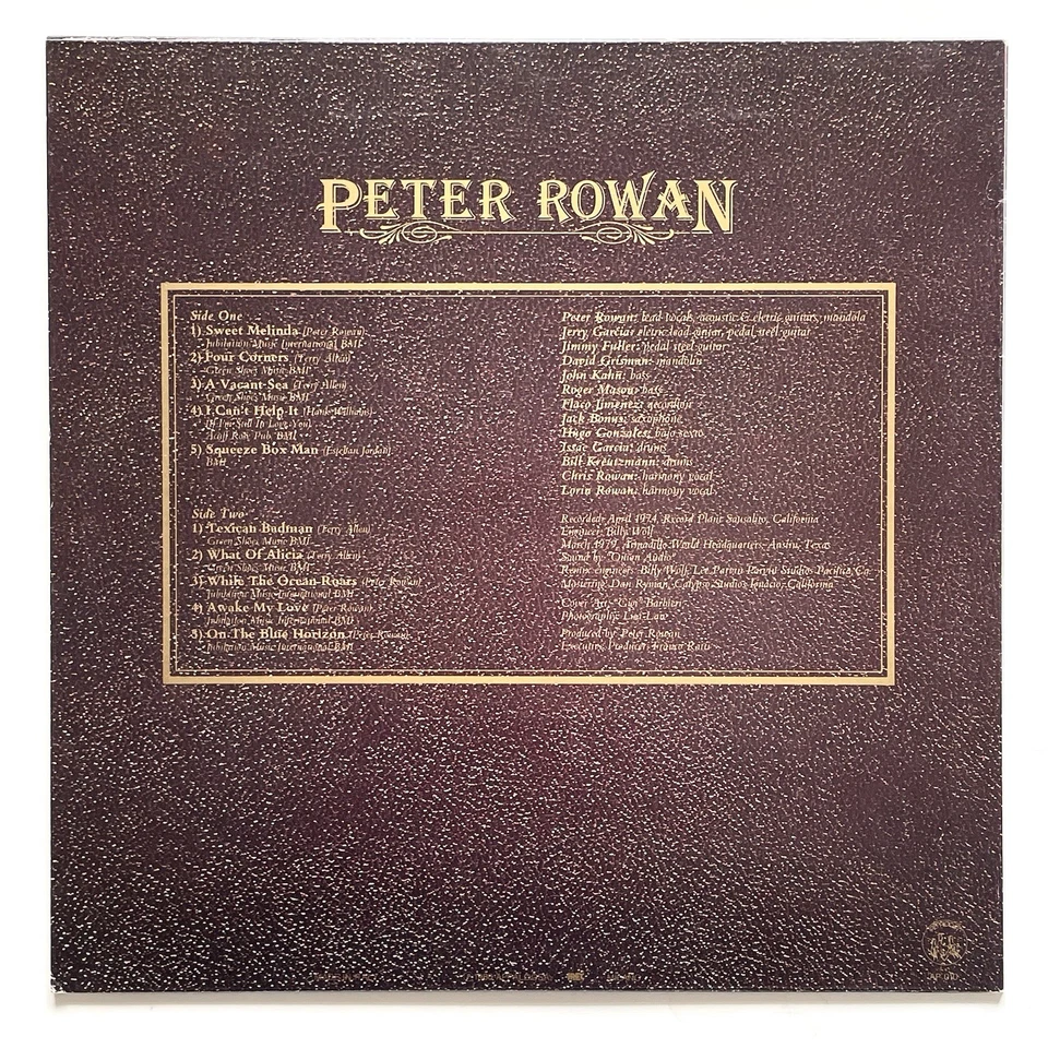 PETER ROWAN TEXICAN BADMAN LP VINYL NM (country johnny cash bluegrass tony rice) - Bild 2 von 4