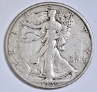 1929-S WALKING LIBERTY HALF DOLLAR ~ NICE ORIGINAL XF!  INV#1