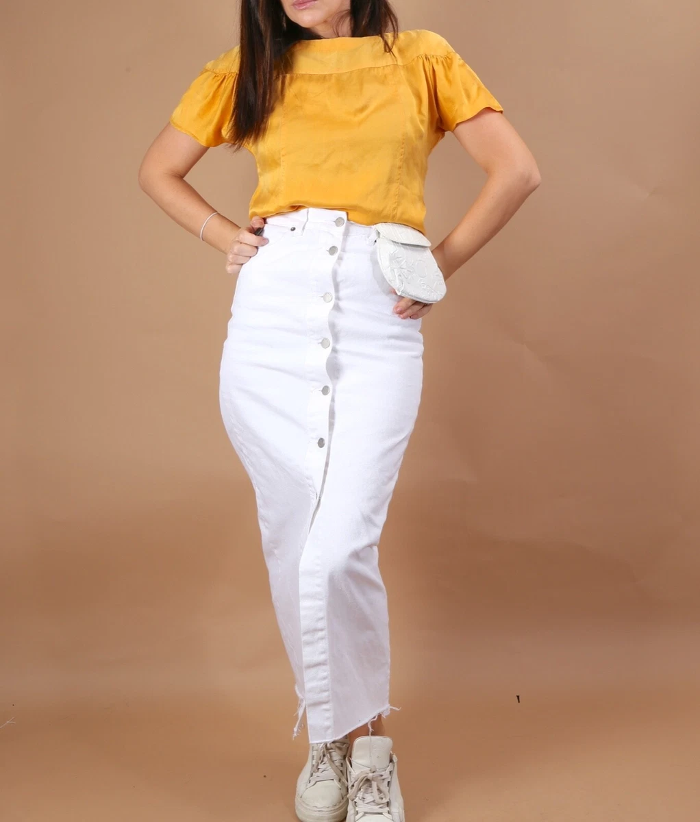 Dr denim top midi skirt