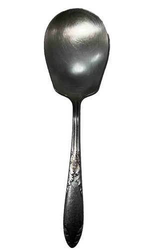 National Nickel Silver Serving Spoon Vintage | eBay