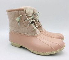 rose dust sperry boots