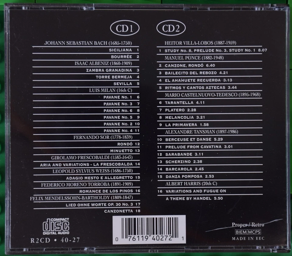 Andrés Segovia - The Gold Collection - Classic Performances - Retro - 2-CD - Bild 2 von 4