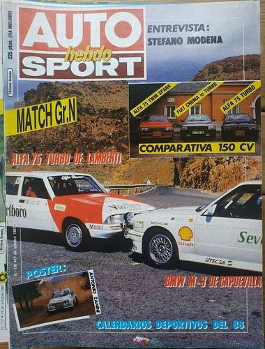 44 revistas AUTOHEBDO años 85 a 89 - Imagen 8 de 24