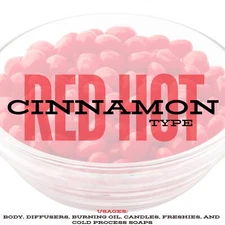 Red Hot Cinnamon Fragrance Oil Scented Oil For Body Candle Soap Burning Oil
