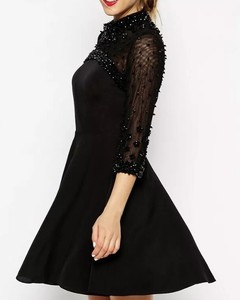 black skater dress uk