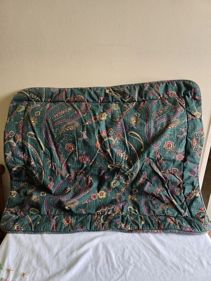 Juego de 3 fundas de almohada estándar multicolor jacquard verde moda para el hogar Croscill Foto 2 de 4