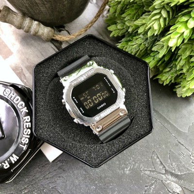 steel case digital watch