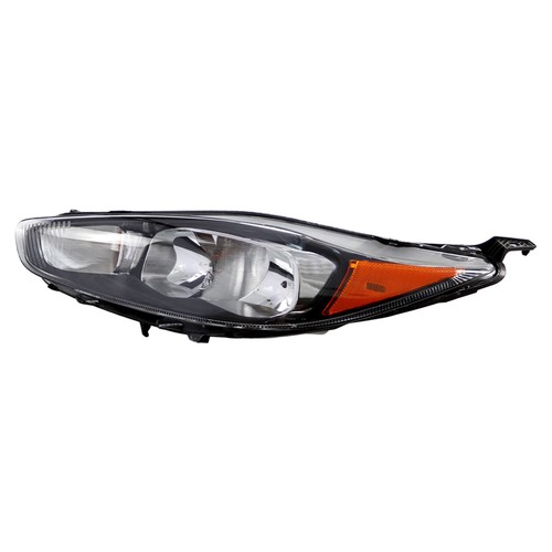 Pair Factory Style Black Headlights Fit For 2014 2015-2019 Ford Fiesta Headlamps - Picture 3 of 10