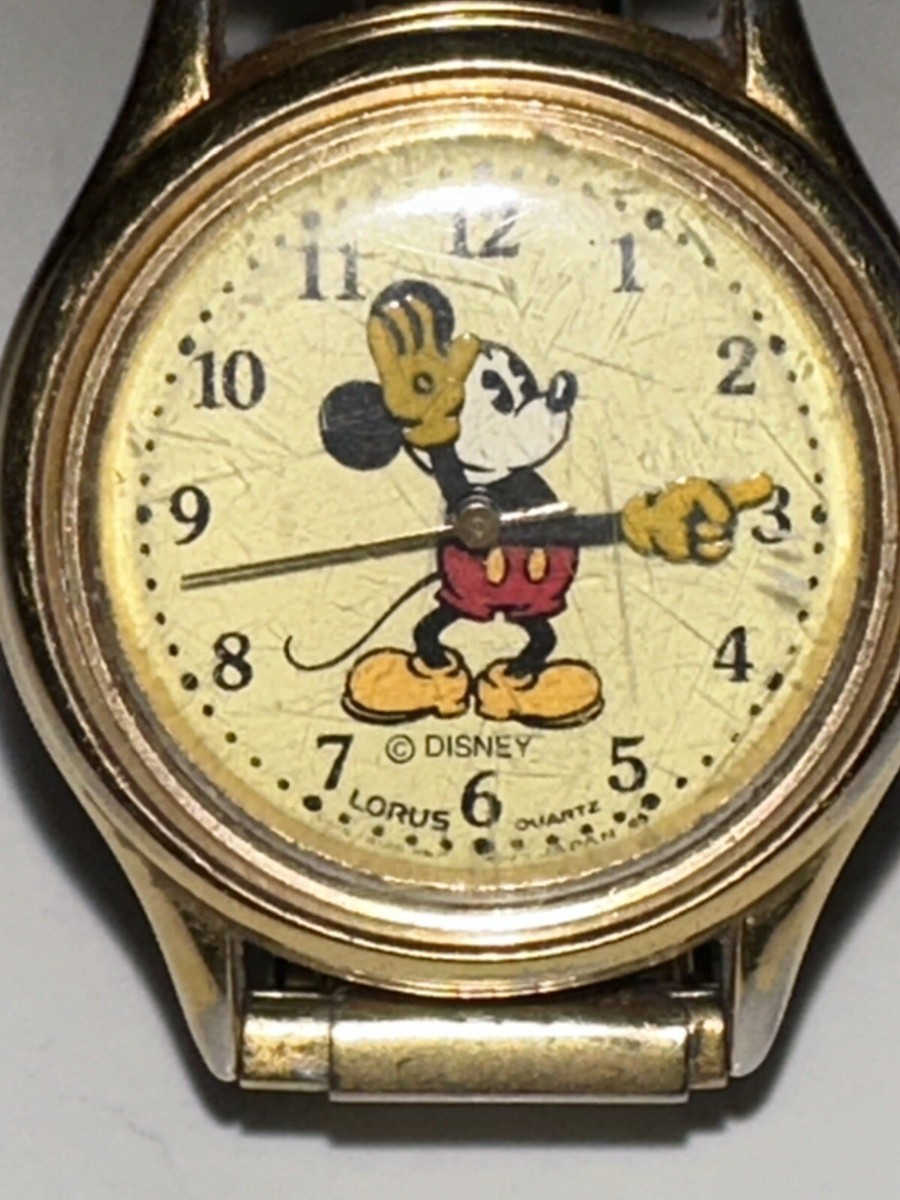 Vintage Lorus Disney Ladies Mickey Mouse Watch (#v515-6080  display picture 1