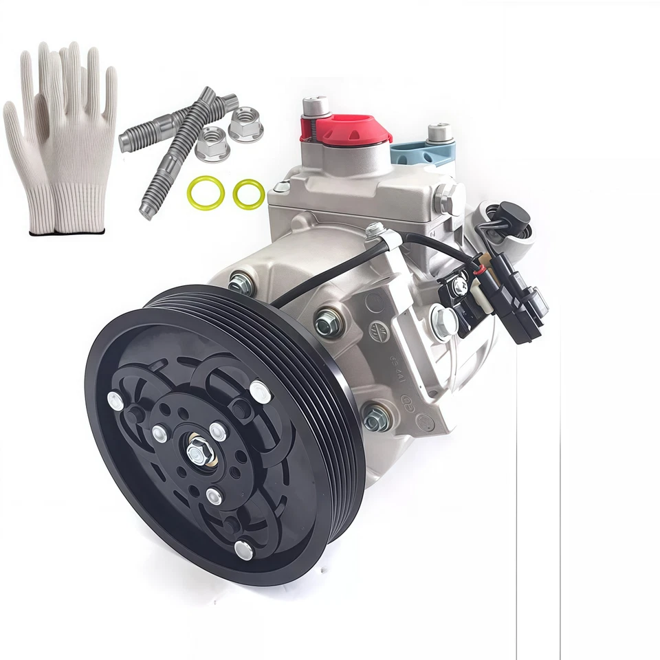 AC A/C Compressor with Clutch for 2008-2012 Land Rover LR2 3.2L 67675 68675 - Изображение 2 из 4