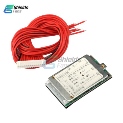 13S Ternary 48V 15A Li-ion Lithium Battery Protection Board BMS PCB Module New