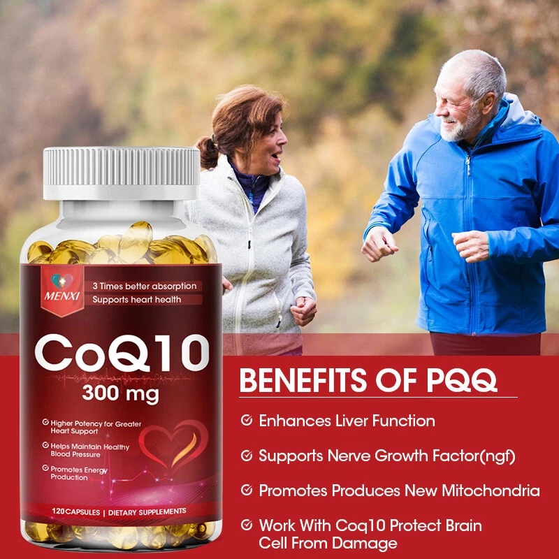 CoQ-10 300mg 240 Softgels Coq10 Co Q10 Coenzyme Heart Support NON GMO - Image 2 of 4
