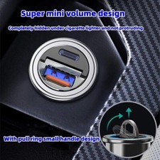 100W Super Fast Phone Car Charger Adapter USB Type C For iPhone Samsung Android