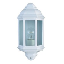  IP44 Outdoor Garden Outside Wall Light Lamp Lanterns Lights Black or White