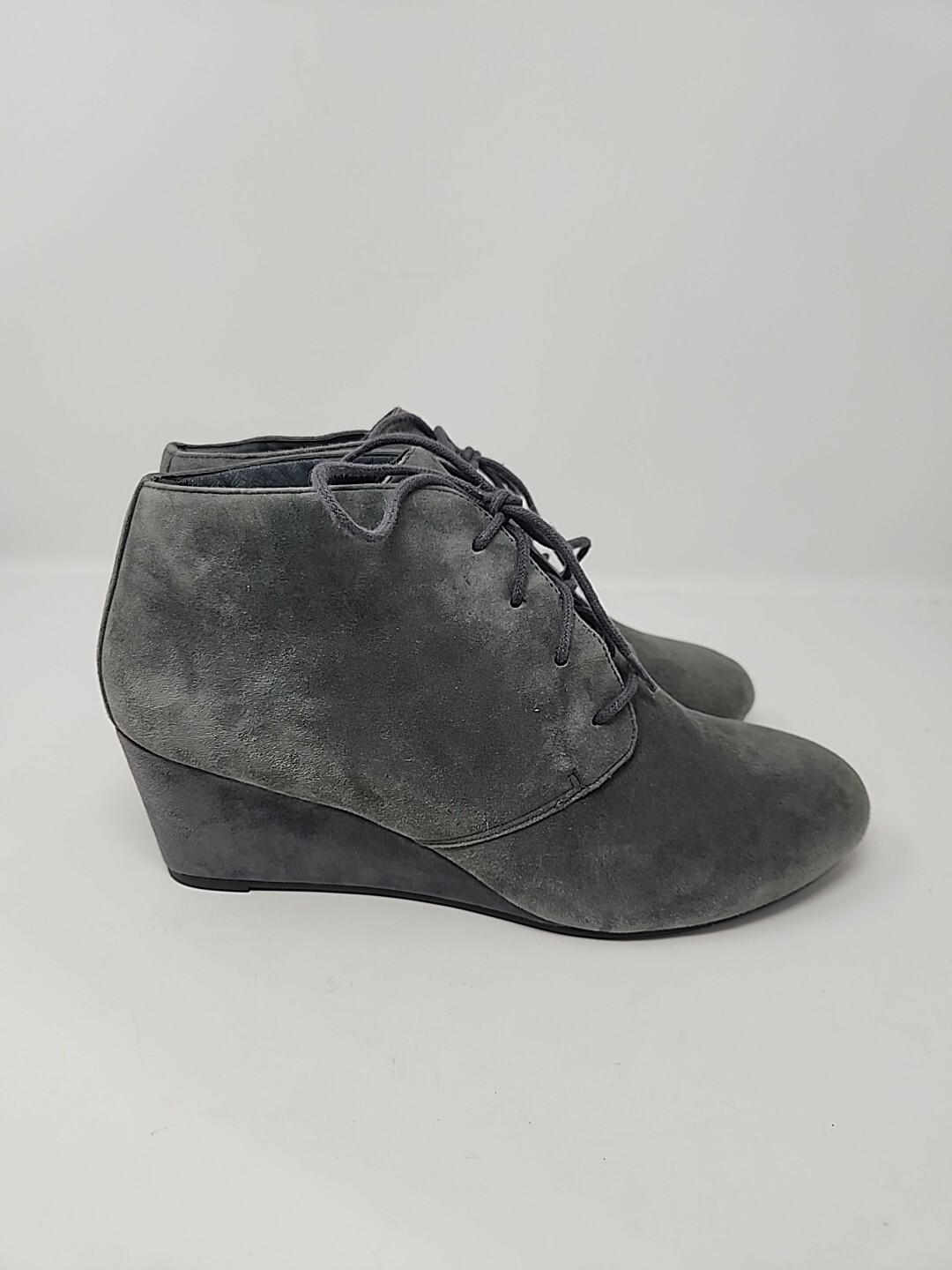 Vionic Womens Size 8.5 Booties Solid Gray Wedge B… - image 11