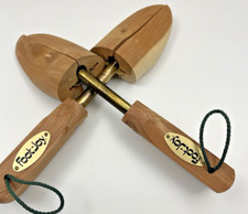 Vintage Womens FootJoys Wooden Shoe Trees Adjustable Preowned with L  R marking