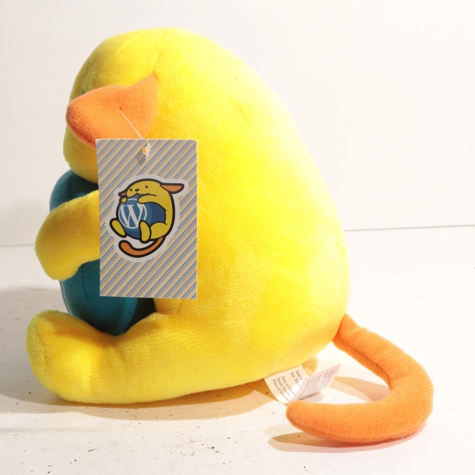 WordPress Wapuu Plush With Tags 2018 - Image 4 of 4