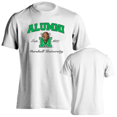 Marshall University Thundering Herd Alum Alumni Logo Tee Short Sleeve T-Shirt