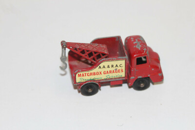 Vintage Lesney Matchbox Thames Trader 1961 Red Wreck Truck 13 AA