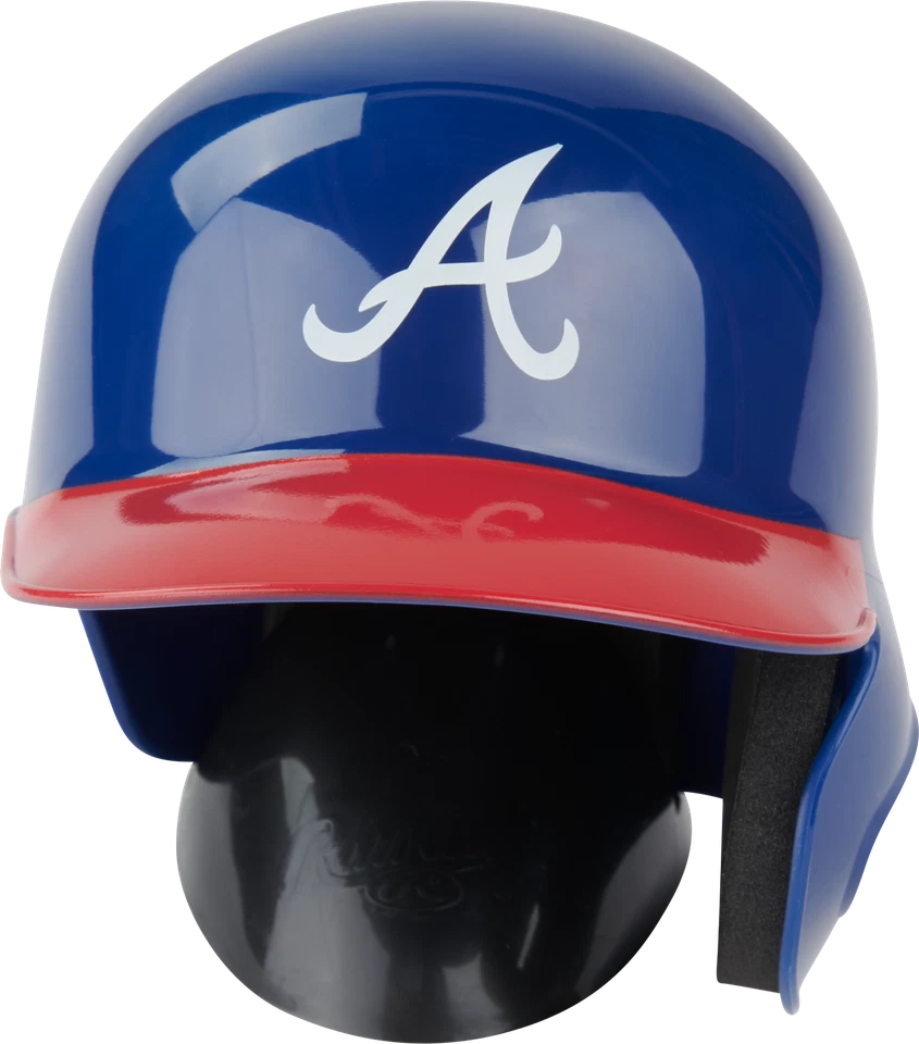 Atlanta Braves MLB Rawlings Replica MLB Baseball Mini Helmet - Image 2 of 4