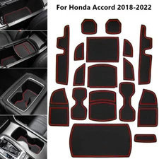 For Honda Accord Accessories 2018-2022 Cup Holder Inserts Center Console Liner