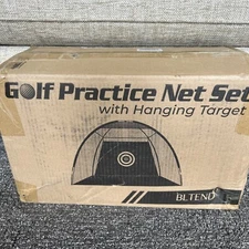 Bltend 10x7ft Golf Practice Hitting Net Mat Indoor Practice PU Balls ZH-P258