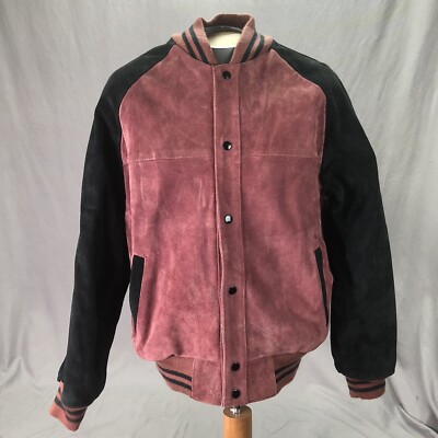 VINTAGE REPAGE MENS GENUINE LEATHER VARSITY STYLE