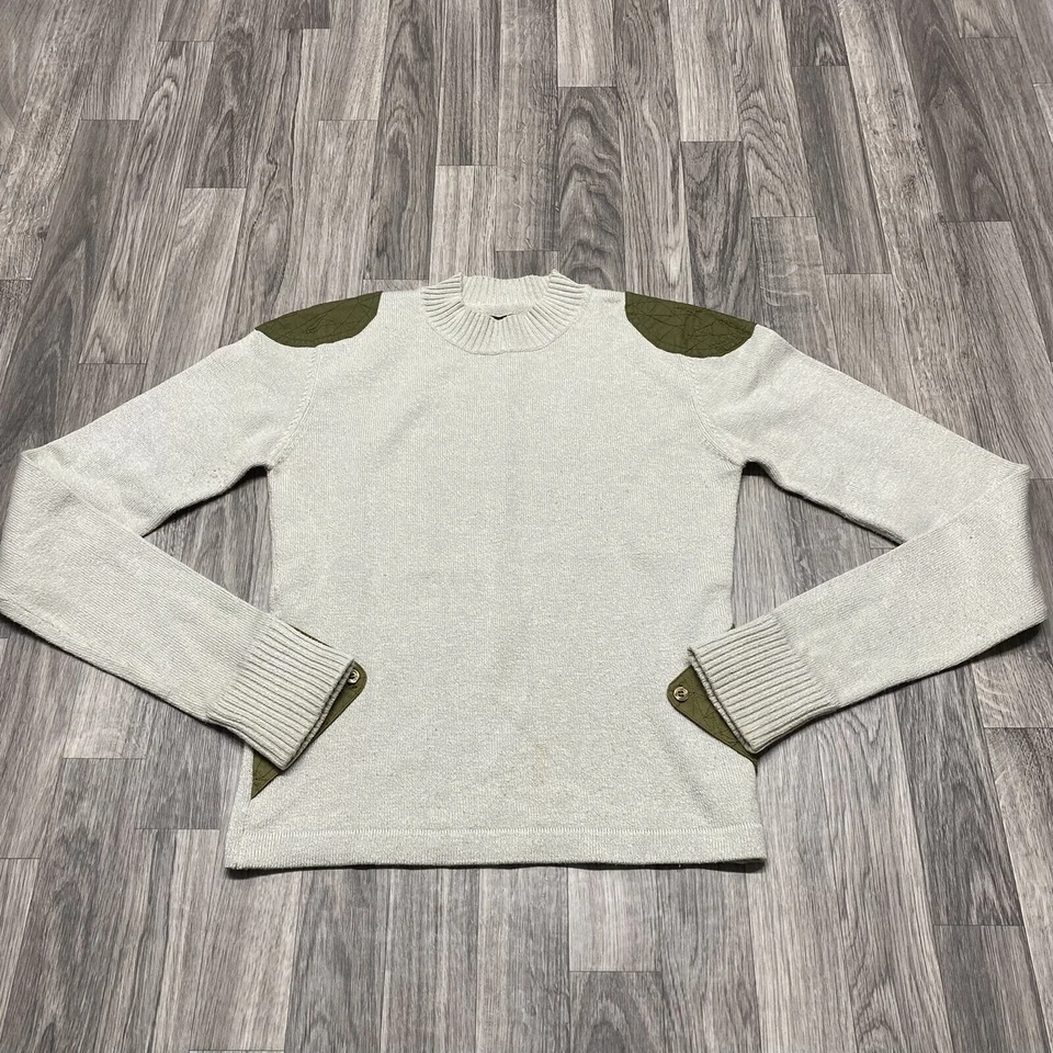 VOLCOM Spiders Crewneck Pullover Grey Knit Sweater Boy's Size Large - Image 4 of 4