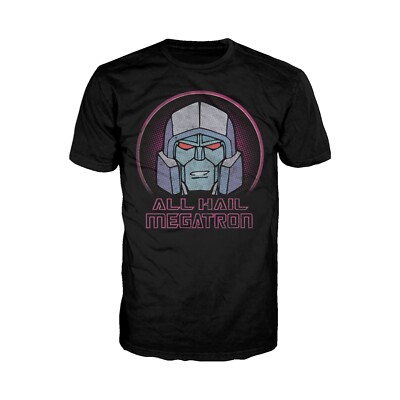 Transformers Megatron Hail Optimus Prime Hasbro Robot Official Herren T-Shirt