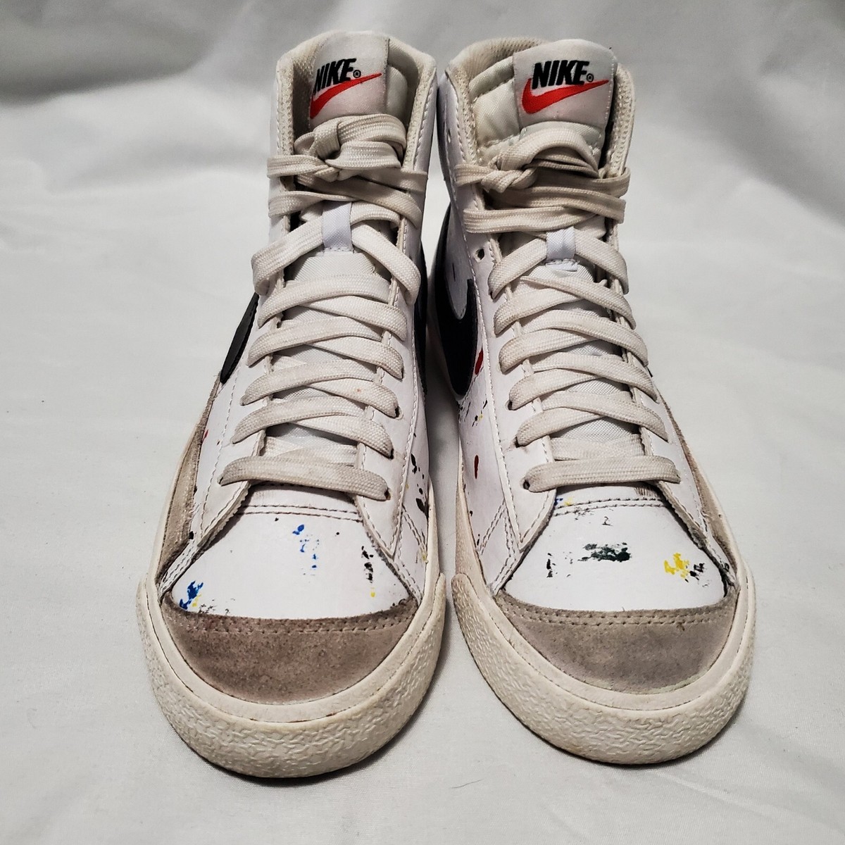 靴 NIKE BLAZER MID '77 PAINT SPLATTER 25cm Nike Blazer Mid 77 Paint Splatter Shoes Sneakers DJ2618-100