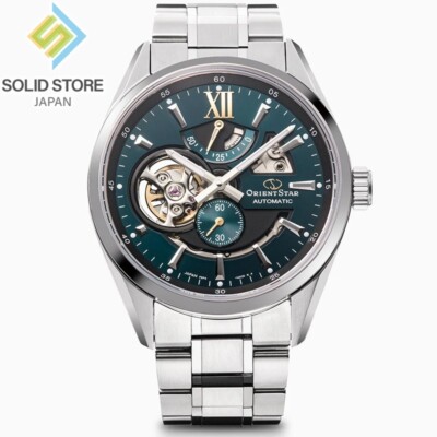 ORIENT STAR RK-AV0114E moderne skelettierte mechanische automatische Uhr grün...