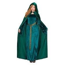 Deluxe Cloak Emerald Green Adults Adult