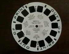 Vintage Popeye View-Master Reel . The Fishing Story