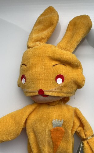 Calvert Set 3 Original Maske Puppe Hase Kaninchen abnehmbare Kapuze Plüsch Ostern Vintage - Bild 16 von 18