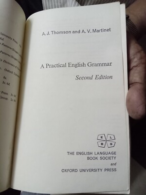 A PRACTICAL ENGLISH GRAMMAR BY THOMSON & MARTINET ENGLISH LANGUAGE