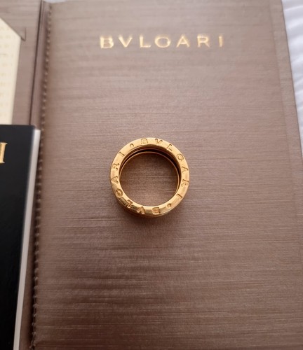 Bvlgari b zero 1 ring, 18ct Yellow Gold, Size 51 / L. With Box And Papers - Picture 14 of 24