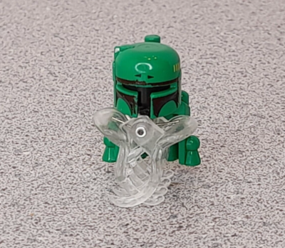 Lego Star Wars Boba Fett Cloud City Helmet only w/ Black Head